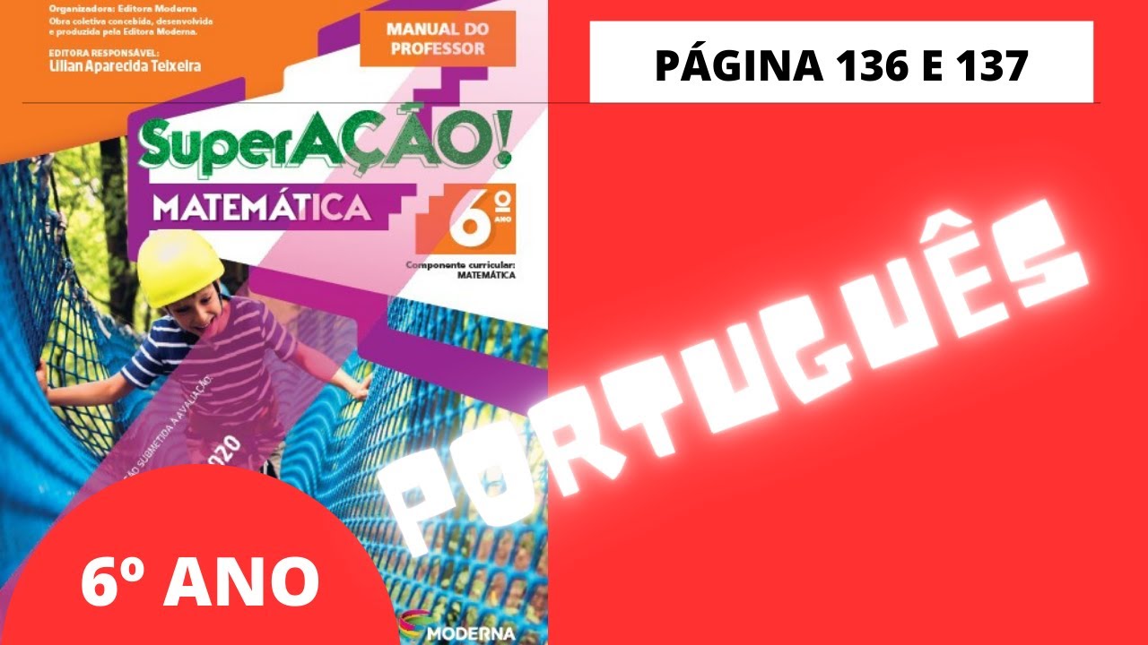 Correção Livro Superação - MATEMÁTICA//Pág 136 E 137- 6º Ano - YouTube