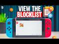 Nintendo Switch Block List — Find It In Seconds!