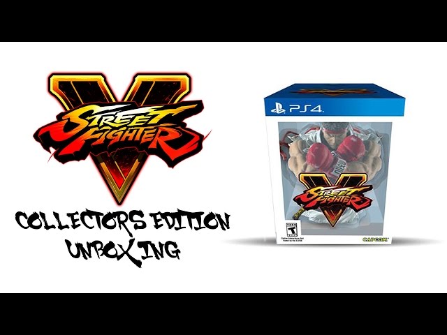 Street Fighter V (PS4) Unboxing!! 