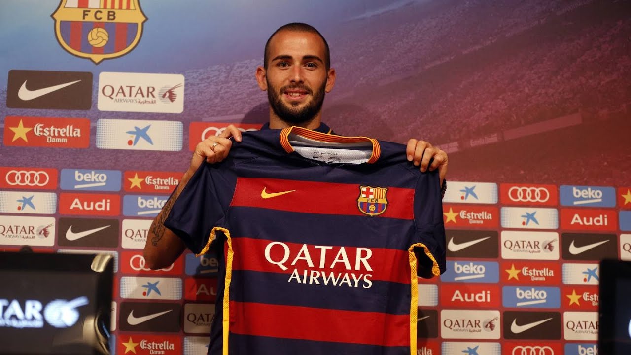 Presentació d'Aleix Vidal com a jugador del FC Barcelona