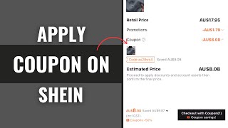 How to Apply a Coupon Code on SHEIN