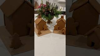 Homedmade Gingerbread Houses make for the sweetest holiday tradition 🏠🎄 #recipe #gingerbread #bake