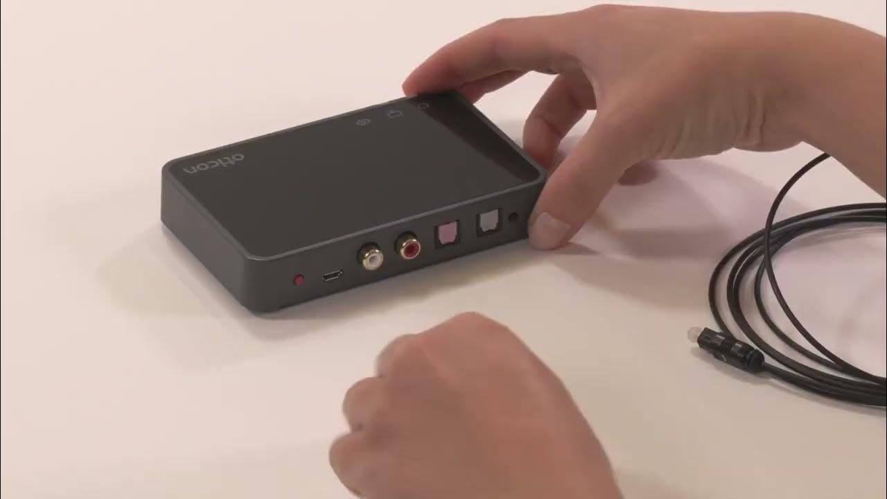Oticon TV Adapter 3.0 koppelen aan TV met TOSLINK Oogvoororen YouTube