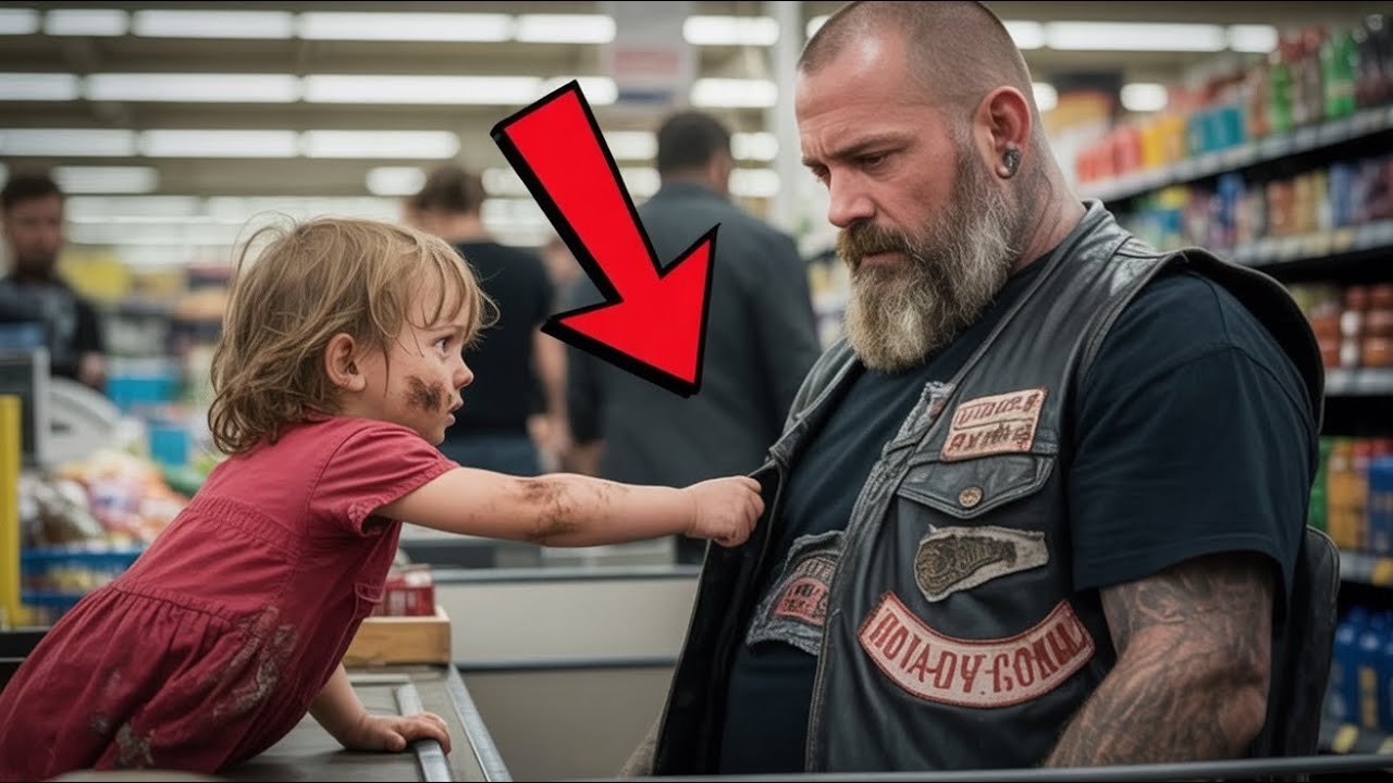 Une fillette saisit le gilet d’un biker: «Tu es mon dernier espoir» — leur découverte fut terrible.