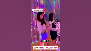 Đèn LED Xoay 7 Màu - Hiệu Ứng Vũ Trường Cực Sôi Động