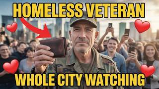 Homeless Veteran Returned a Lost Wallet — The Next Day, the Whole City Was Watching ❤️