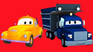 Tom The Tow Truck, Car Patrol, Carl Transform, Troy The Train And All Kinds Of Trucks In Car City