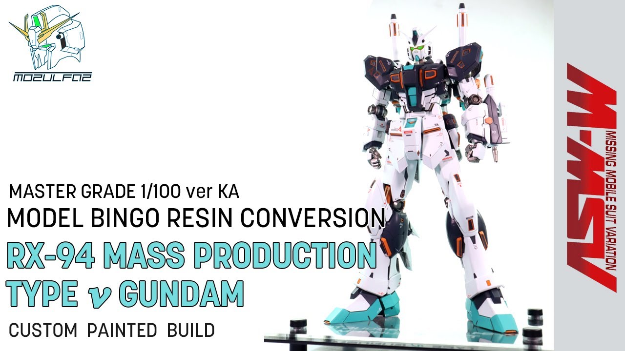 Custom Painted Build] Model Bingo Resin Conversion RX-94 Mass