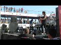 ATROPHY Red Jumpsuit Apparatus ShipRocked 2023 Deck Stage Performance 1/27/23