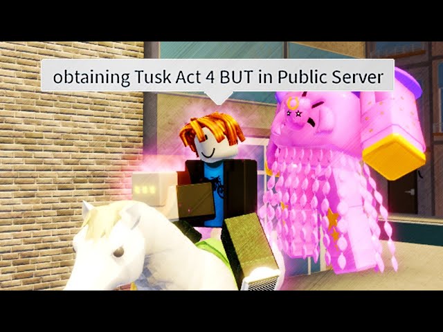 SPEEDRUN) Obtaining Tusk Act 4 BUT in Public Server