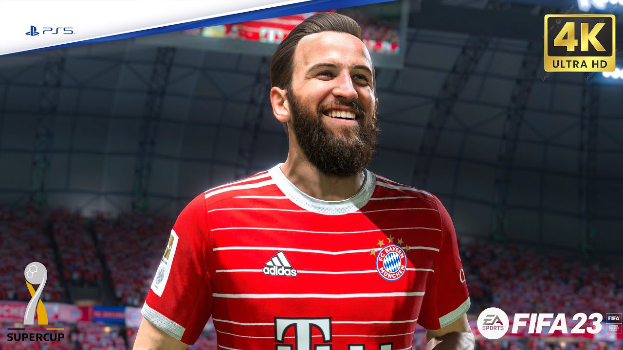 FIFA-23 PS5 | Bayern Munich Vs RB Leipzig ft Harry Kane | German Super Cup Final 23 | PS5™ [4K60].