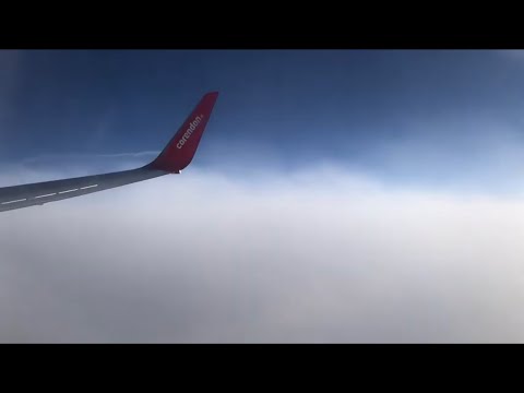 Turbulence on Corendon Dutch airlines 737-800 | Passengers enjoying it