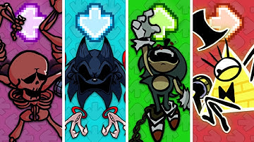 FNF Character Test | Playground vs Gameplay | VS Bill Cipher, Skeleton,  Sonic,  Lord X
