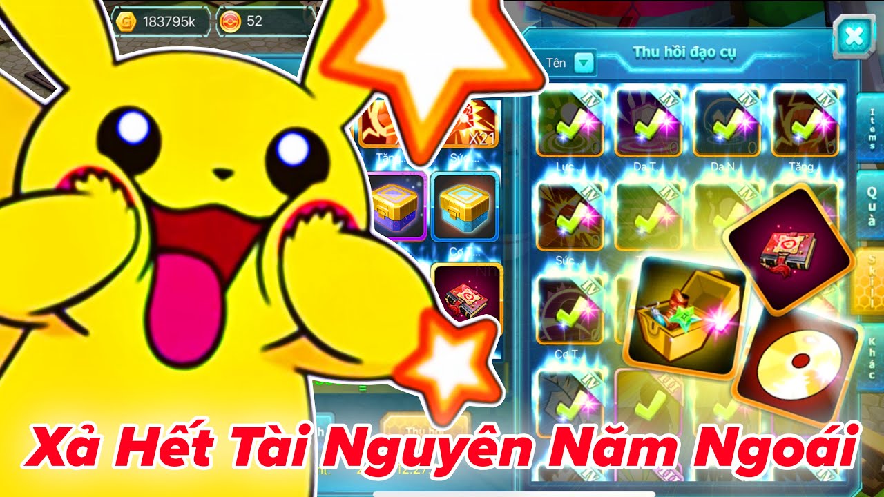 Poke Đại Chiến | Tiêu Sài Hết Tài Nguyên Năm Ngoái Sức Mạnh Tăng Vọt ???