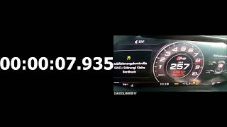 +2500 HP!!! Audi R8 0-376 KMH (INSANE ACCELERATION!!!)