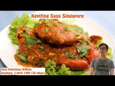 Resep Kepiting Saus Singapore