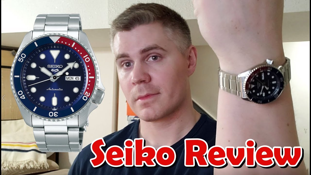 Men\'s YouTube - Sports Review Seiko Watch 5 SRPD