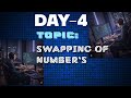 "Swapping Of Numbers In C In Telugu" DAY-4 of problem solving in C