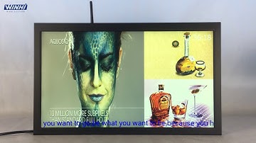 PT238BD-Network: 23.8" 1000NIT Network CMS remote control Advertising Signage