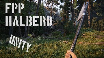 FPP Melee Animset - Halberd - Unity
