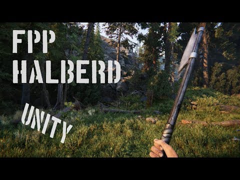 FPP Melee Animset - Halberd - Unity