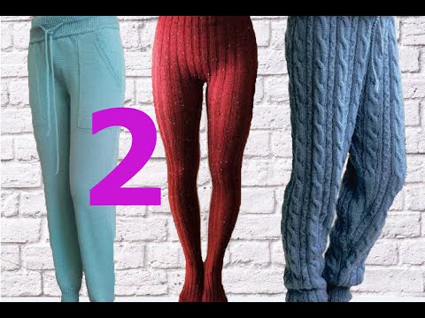 Videó: Kötött Leggings: Mesterkurzus - Kötés