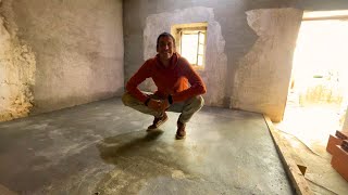 Kitchen Renovation  Pouring a Cement Floor