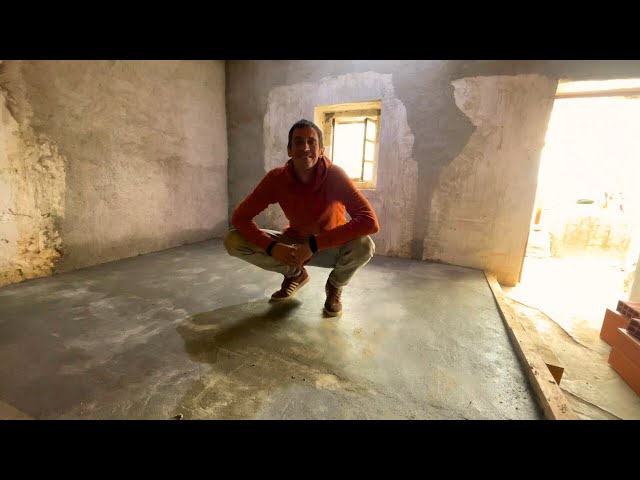 Kitchen Renovation - Pouring a Cement Floor class=