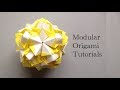 【折り紙】中級者向けのくす玉 - ガリレオ / Origami Modular Kusudama - Galileo