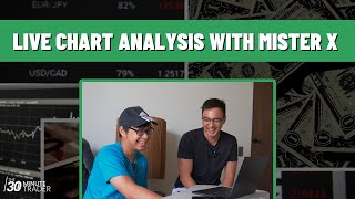 Forex Trading Made Easy: Mastering Live Chart Analysis with Mister X