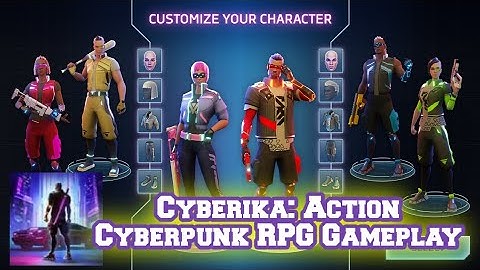 Cyberika: Action Cyberpunk RPG Gameplay (Android/iOS)