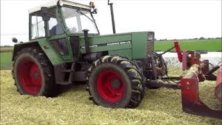 FENDT Favorit 610 LS - Silomais schieben (6 Zyl Sound)!!!