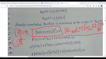 properties of autocorrelation function