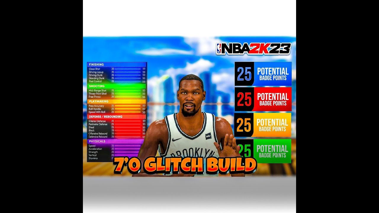 THIS OVERPOWERED 7'0 *DEMIGOD* CENTER BUILD IS A GLITCH IN NBA 2K23 ...