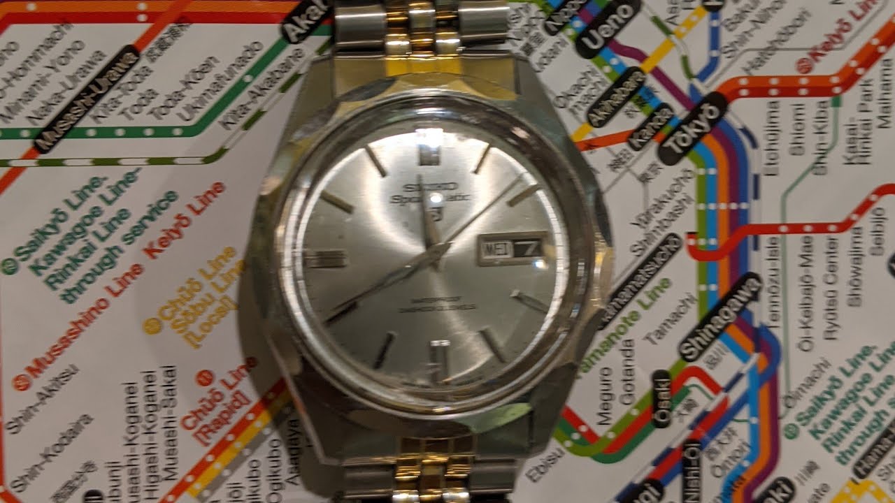 Vintage Seiko 5 Sportmatic from 1966 - YouTube