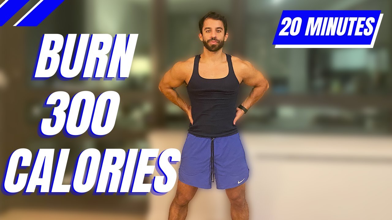 BURN 300 CALORIES with this 20-minute home workout! No Equipment| No ...