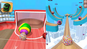 Going Balls 🎱 Gameplay (Android, iOS) Level 585 & Goal Balls