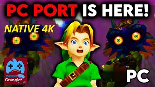 Legend of Zelda The Majora's Mask Native Pc Port 4k Gameplay.