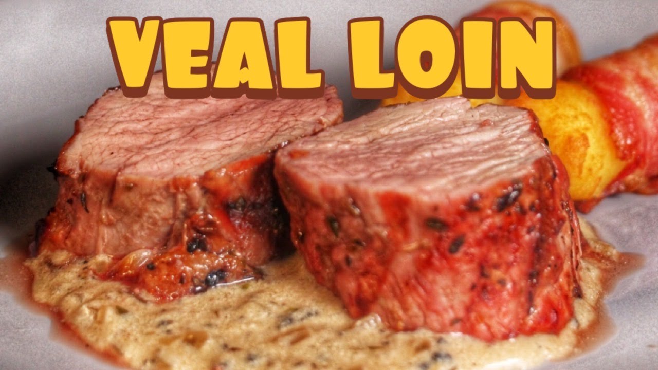 Grilled VEAL TENDERLOIN with delicious PEPPER CREAM SAUCE 0815BBQ International YouTube
