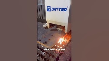 Cắt tấm sắt mượn mà với máy cắt laser DATYSO #machine #datyso #lasercuttinamachine