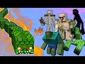 Naga Vs. Mutant Monsters in Minecraft