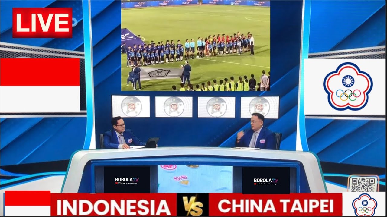 🔴SIARAN LANGSUNG . INDONESIA VS CHINA TAIPEI . AFC WOMAN FRIENDLY MATCH 2025