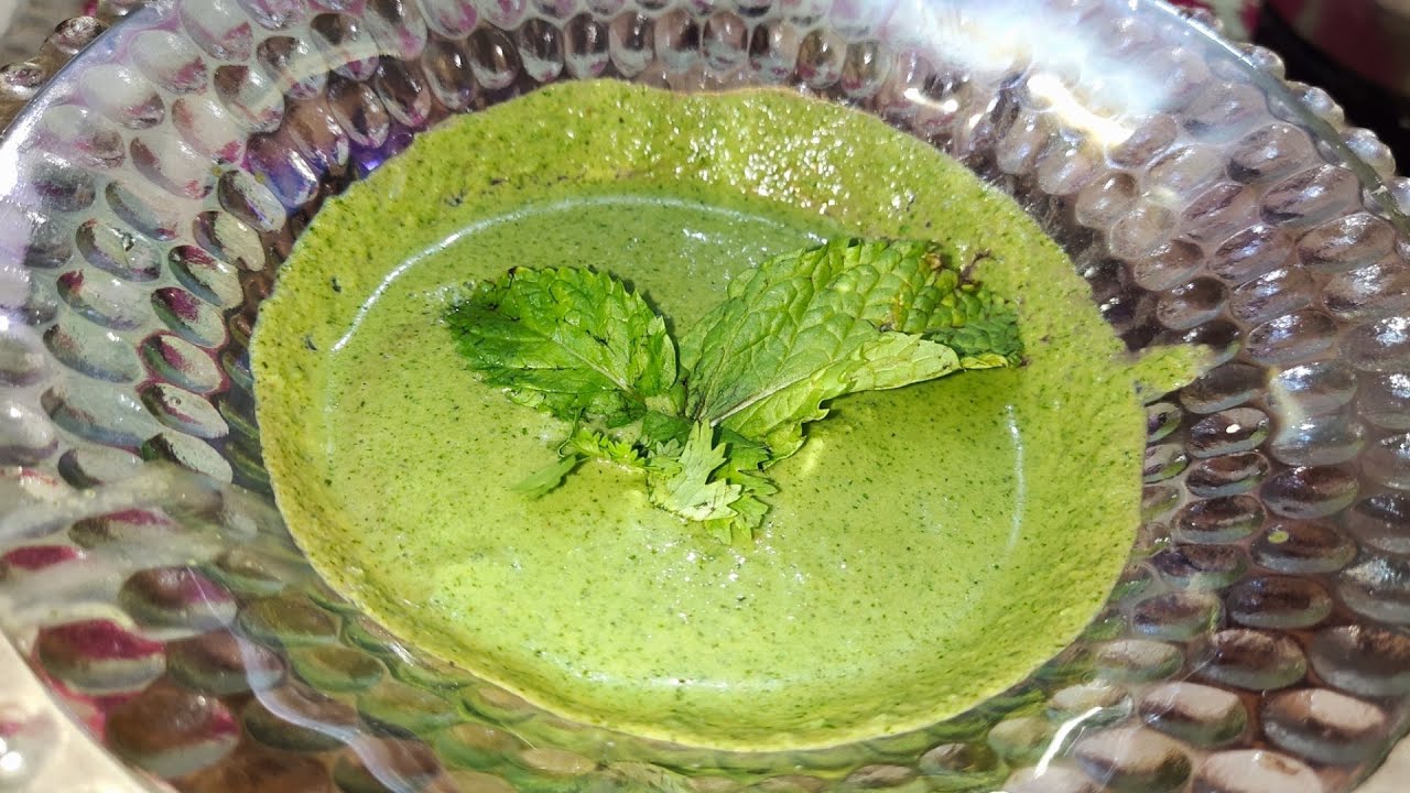 Restaurant style green chutney green chutney recipe ( Spicy and