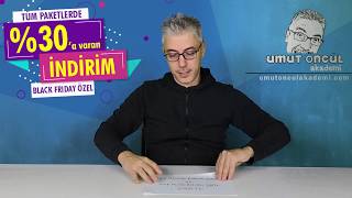 Umut Öncül Akademi Büyük İndirim