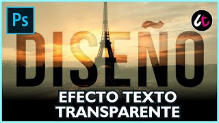 Efecto de texto transparente en Photoshop