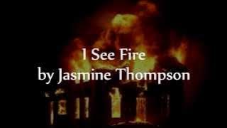 I See Fire  Ed Sheeran The Hobbit- The Desolation of Smaug (Cover By Jasmine Thompson) - Lyric Video