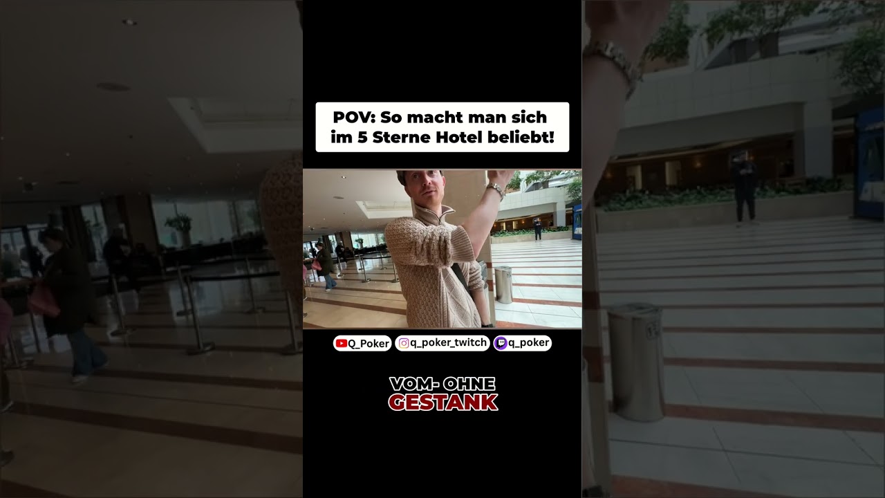 Hotelzimmer-Chaos: So macht man sich im 5 Sterne Hotel beliebt #shorts
