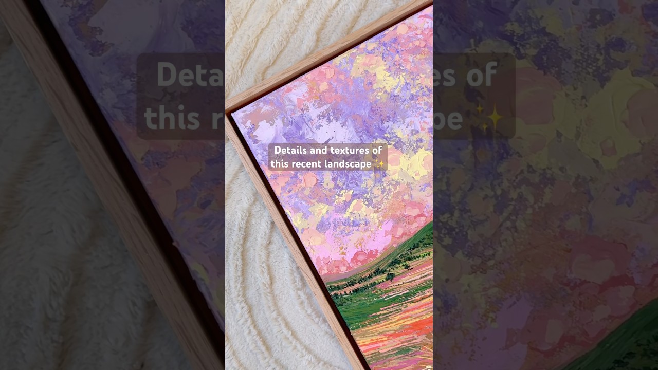 A recent landscape painting ✨ 