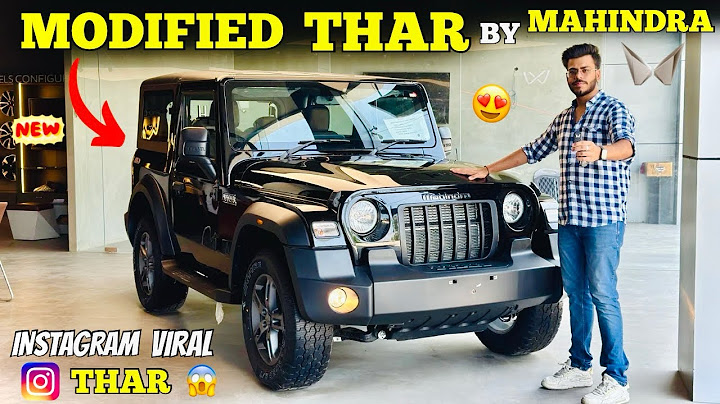 Mahindra Thar LX Hardtop Diesel MT RWD Full Review 🔥 Modified Thar By Mahindra 😎 Thar Top Model 2025
