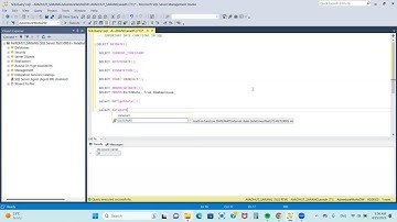 DATE FUNCTIONS IN SQL PART 1- SQL Interview Questions - MS SQL SERVER